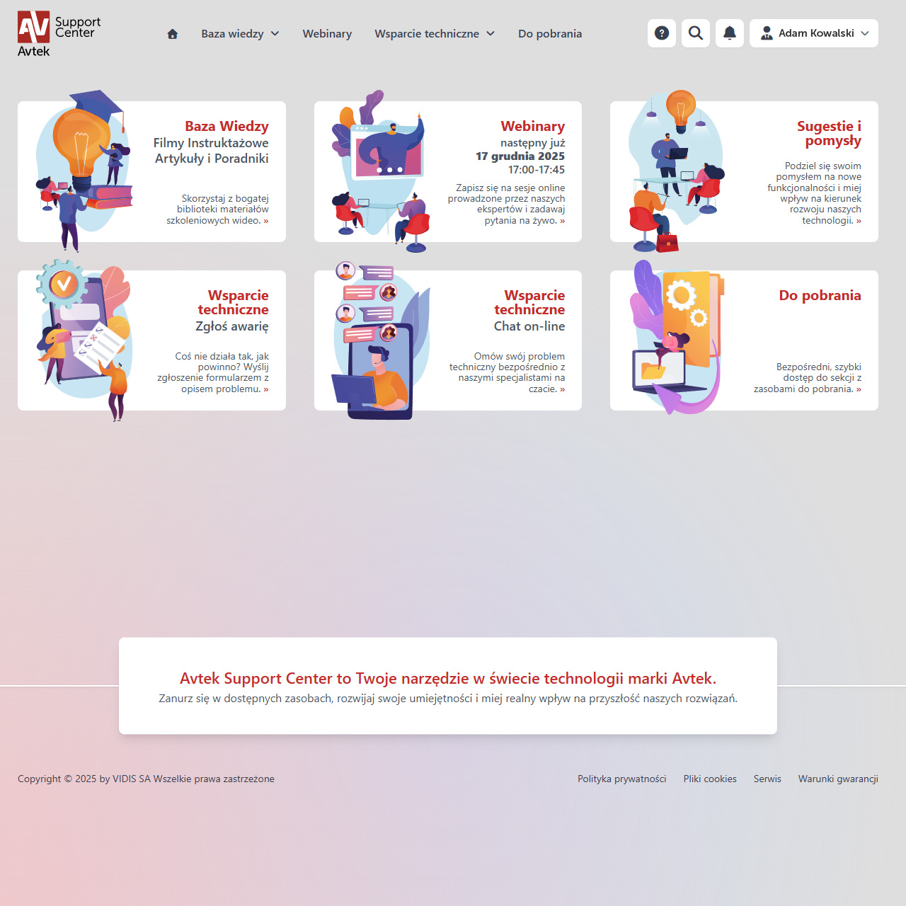 Avtek Support Center